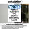 Signmission Please Turn Off The Lights When, 10 in W x Rectangle, Vinyl Decal OS-2PACK-NS-D-1014-V-17606 - alternate 5